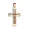 Крестик из красного золота «Духовное возрождение» (арт. 501377кб) – изображение 1