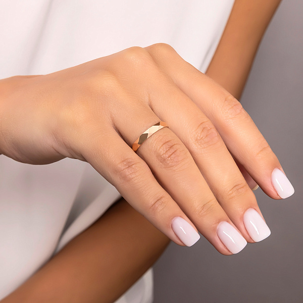 Золота обручка (арт. 239240) – зображення 3