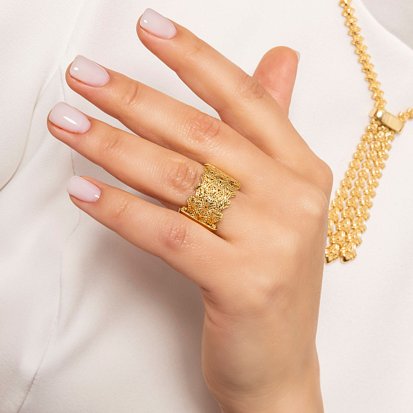 Золотое кольцо Francelli (арт. е156644ж) – изображение 2