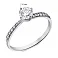Серебряное кольцо с фианитами (арт. 7501/1239К) – изображение 2