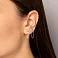 Золоті сережки на два проколи (арт. 1101134) – зображення 2