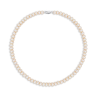 Бусы из культивированного розового жемчуга (арт. 9016/247жр)