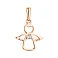 Золота підвіска Янгол з фіанітом (арт. 440646) – зображення 1
