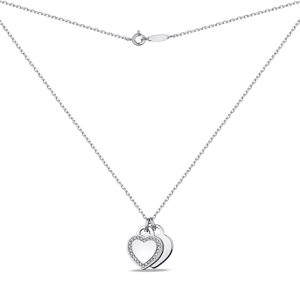 Серебряное колье с фианитами (арт. 7507/1602) – изображение 2