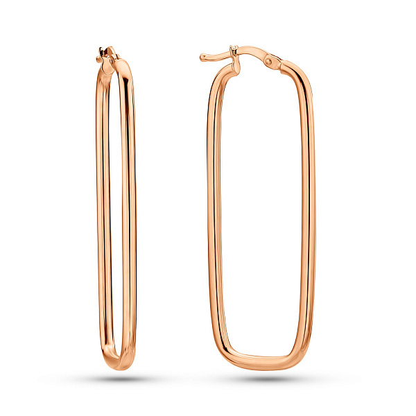 Серьги из красного золота (арт. 1091609/45) – изображение 1