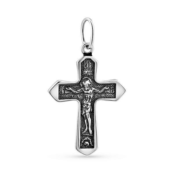 Серебряный крестик с распятием (арт. 7904/954) – изображение 1