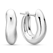 Фото Серьги-кольца из белого золота Francelli (арт. 1091879/15б)