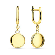 Сережки з жовтого золота Francelli (арт. 111401ж)