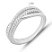 Серебряное кольцо с дорожкой из фианитов (арт. 7501/8313) – изображение 2