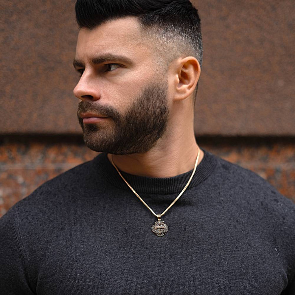 Золотий підвіс Слава Україні (арт. 440949ч) – зображення 3