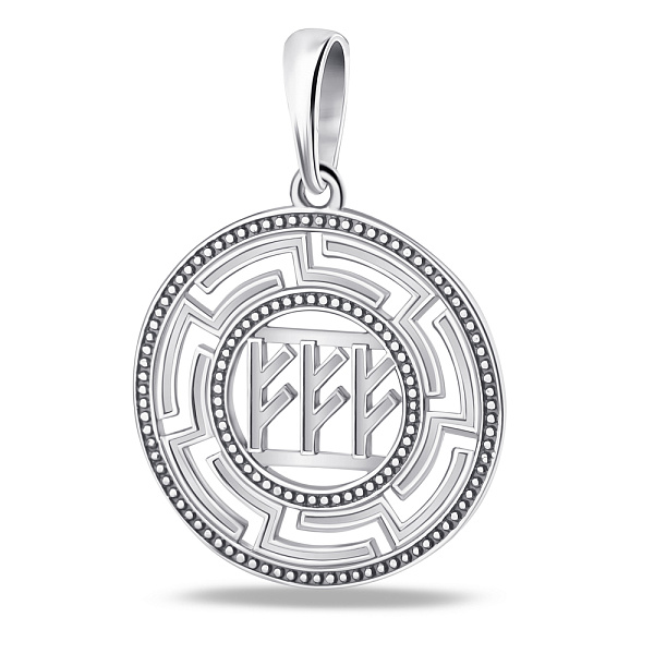 Срібний кулон Руна Феху (арт. 7903/3100729) – зображення 1