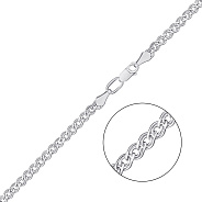 Фото Срібний ланцюжок плетіння Нонна (арт. 7508/813Р0/55)