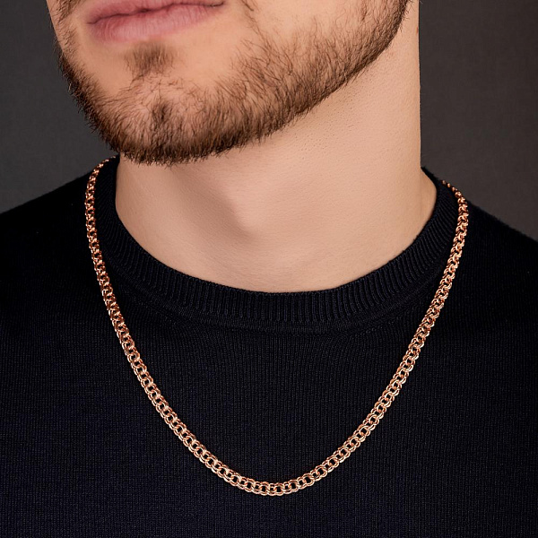 Золотая цепочка плетения Бисмарк (арт. Ц300335) – изображение 3