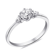 Фото Серебряное кольцо с фианитами (арт. 7501/1540К)