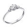 Серебряное кольцо с фианитами (арт. 7501/1540К) – изображение 1