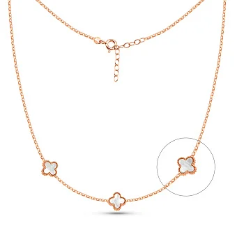 Золоте кольє з перламутром (арт. 352775/8п)