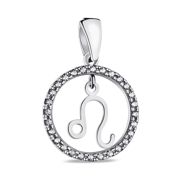 Серебряный подвес Лев (арт. 7503/А054лвпю) – изображение 1