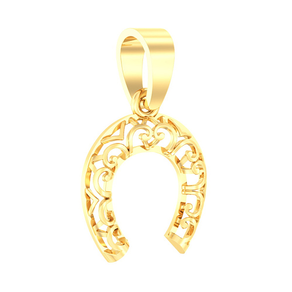 Золота підвіска Підкова (арт. 440367ж) – зображення 1