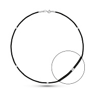 Шелковый шнурок с золотыми вставками (арт. 360213б)