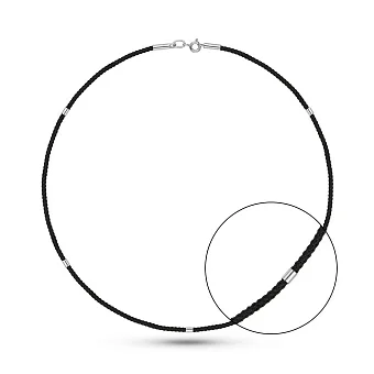 Шовковий шнурок з золотими вставками (арт. 360213б)