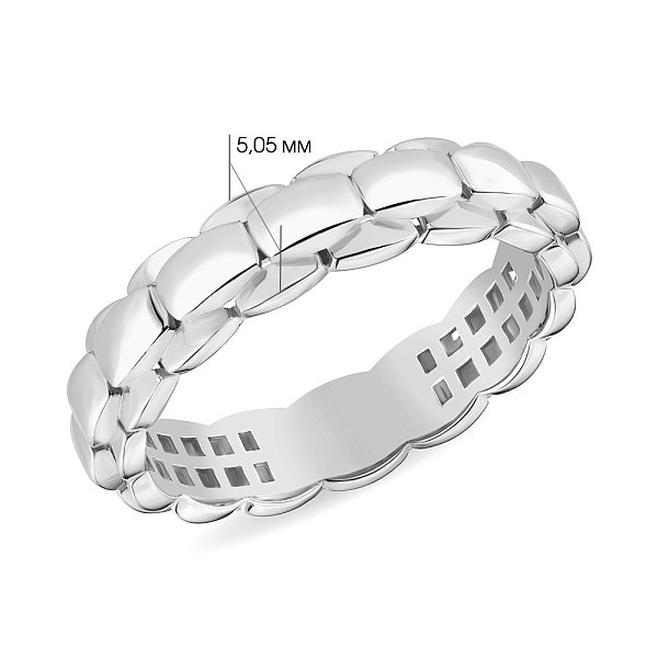 Золота каблучка без каміння (арт. 155202б) – зображення 3