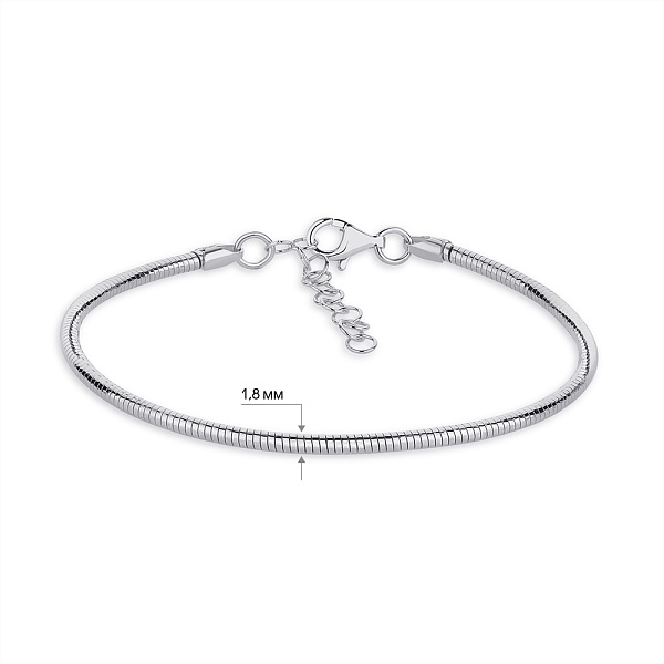 Тонкий срібний браслет Trendy Style (арт. 7509/3705) – зображення 2