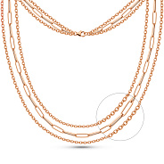 Багатошарове золоте кольє Ланки (арт. 352831)