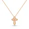 Золоте кольє Хрестик без каменів (арт. 353004) – зображення 1