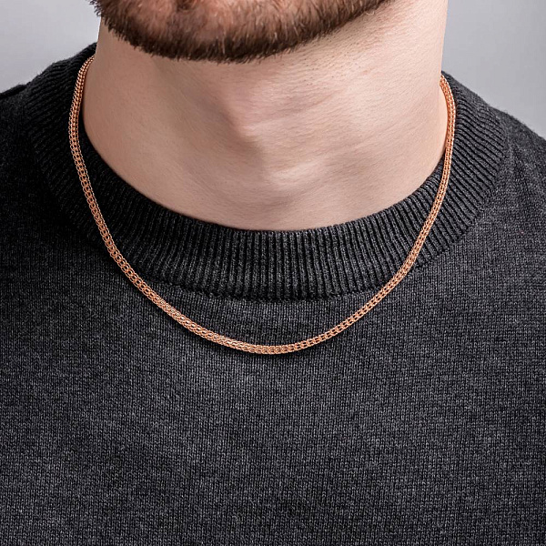 Золотий ланцюжок плетіння Пітон (арт. Ц305610) – зображення 3