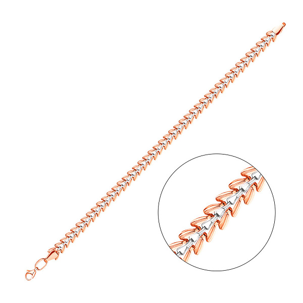 Золотий браслет з родіюванням (арт. 321081р) – зображення 1