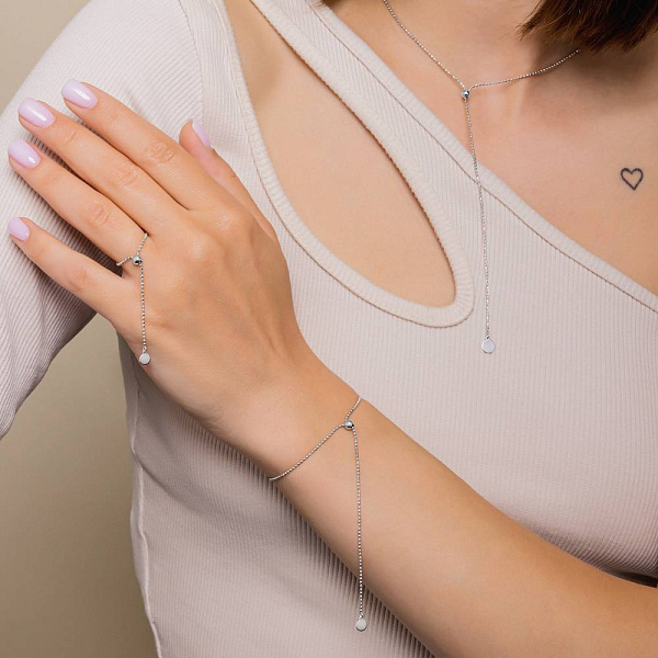 Браслет FLY из белого золота (арт. 326906б) – изображение 3