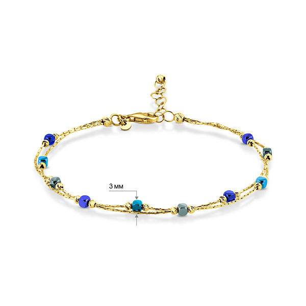 Браслет из желтого золота Francelli (арт. 3261239ждсбрз) – изображение 3