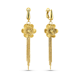 Золоті сережки Francelli Квіти (арт. 1091681ж)