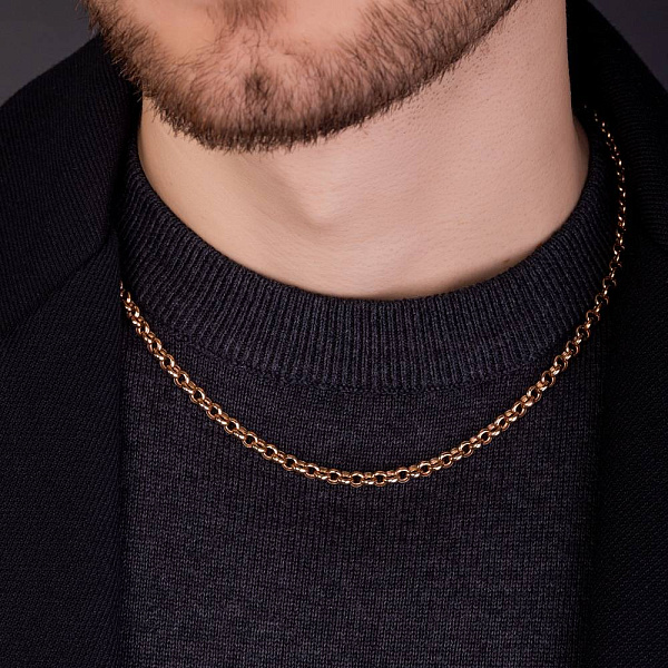 Золотий ланцюжок плетіння Шопард (арт. цр306311Д) – зображення 2