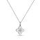 Серебряное колье с ониксом и фианитами (арт. 7507/2334/15об) – изображение 1