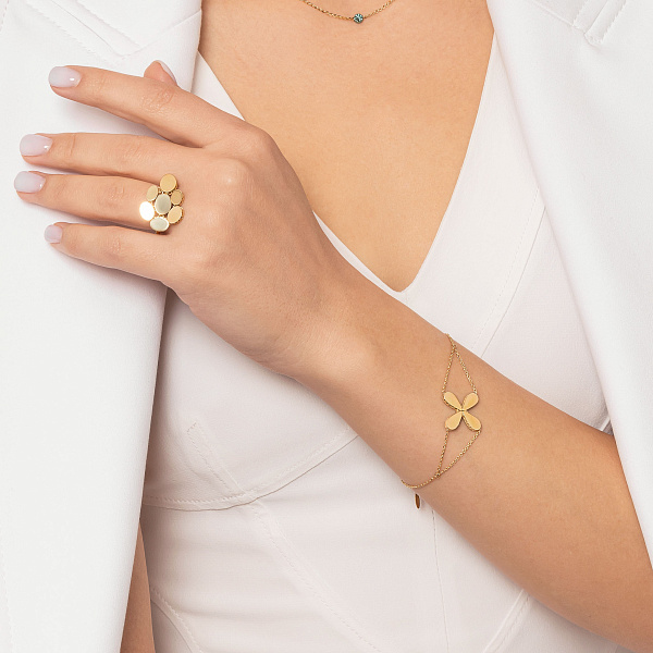 Браслет из желтого золота Francelli (арт. 3261137ж) – изображение 4