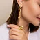Серьги Francelli из желтого золота (арт. 1091358ж) – изображение 6