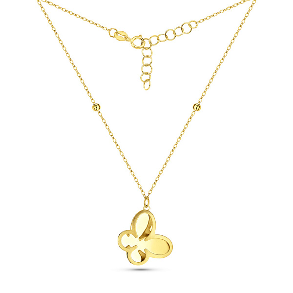 Золоте кольє Метелик (арт. 352792ж) – зображення 2