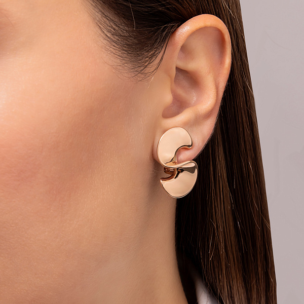 Серьги из красного золота (арт. 111408) – изображение 2