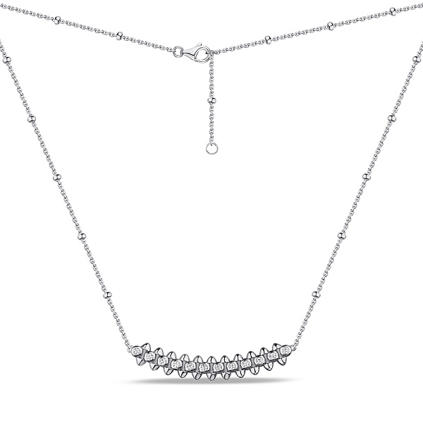 Колье из серебра Trendy Style с фианитами (арт. 7507/1996) – изображение 2