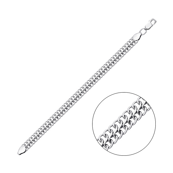 Серебряный браслет без камней (арт. 0311810ч) – изображение 1