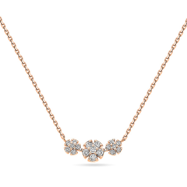 Золоте кольє з діамантами (арт. Ц011675010) – зображення 1