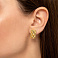 Серьги из желтого золота Francelli (арт. 1091880ж) – изображение 3