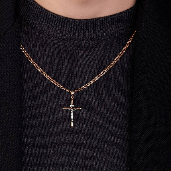 Золотий православний хрестик (арт. 500606) – зображення 2