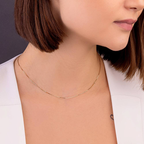 Золотая цепочка плетения Венецианское (арт. ц304601) – изображение 2