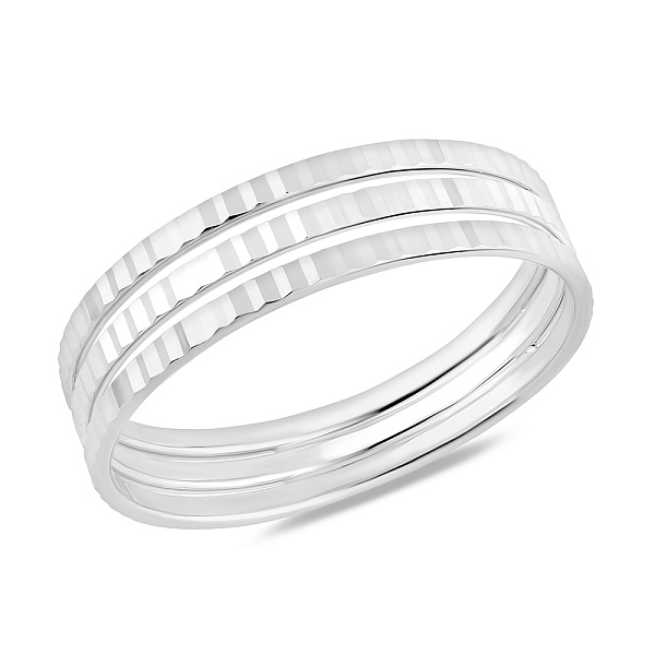 Кольцо из белого золота (арт. 140033ба) – изображение 1