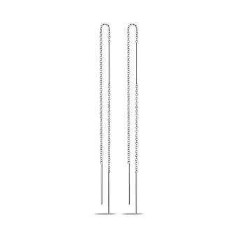 Срібні сережки-протяжки (арт. 7502/9633)