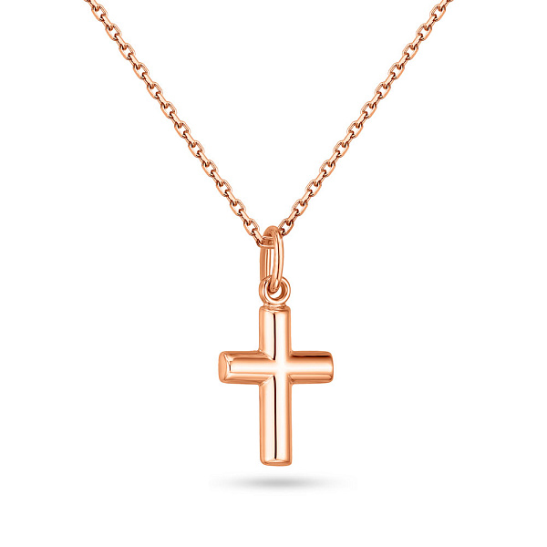 Колье из золота "Крестик" (арт. 352298) – изображение 1