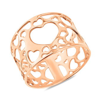 Кольцо из красного золота (арт. 141311)