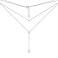 Серебряное многослойное колье (арт. 7507/2193) – изображение 2